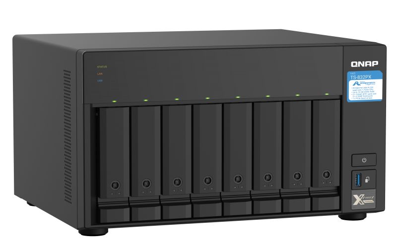 QNAP NAS TS-832PX-4G (8 HDD)