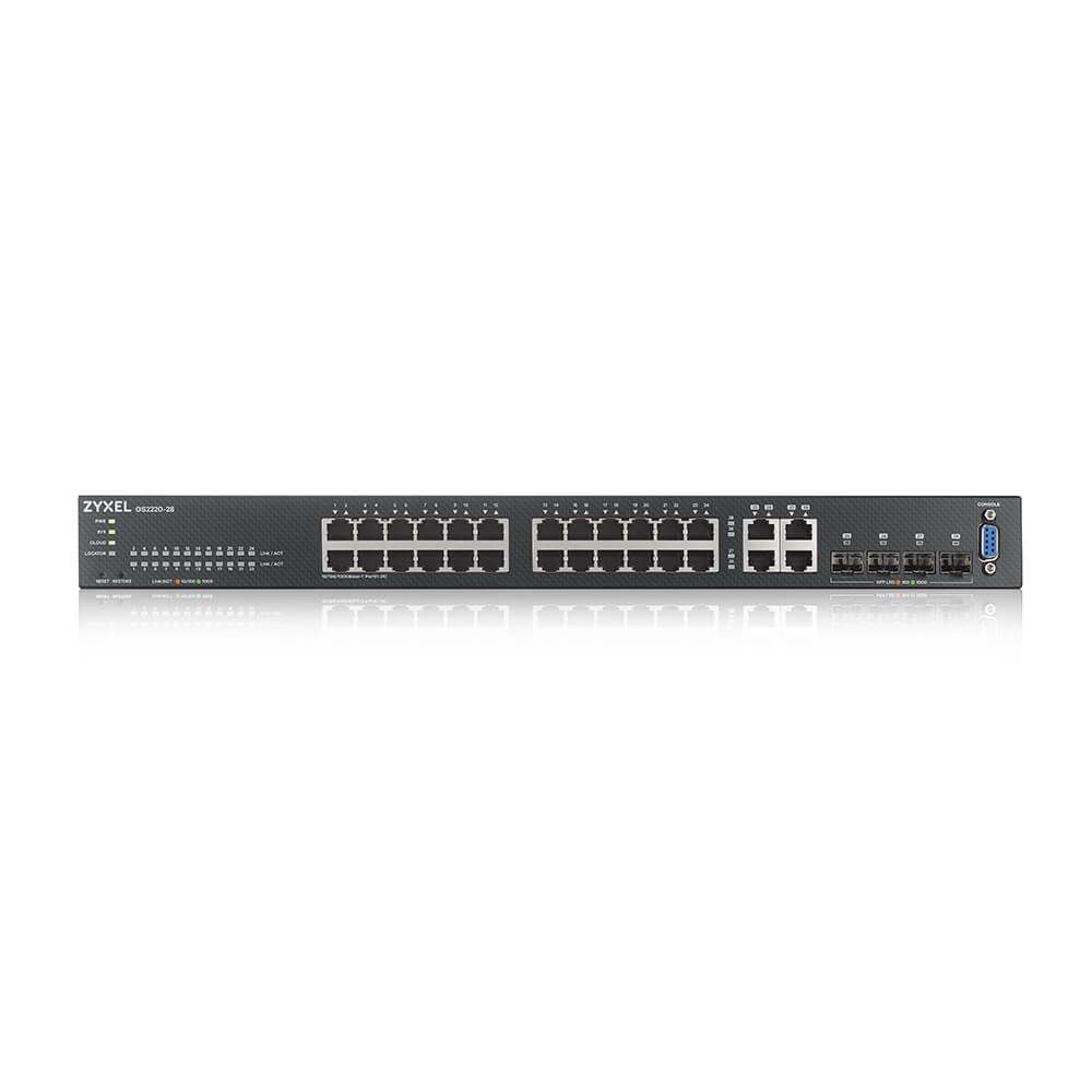 ZyXEL 28port GbE L2+ Managed Switch