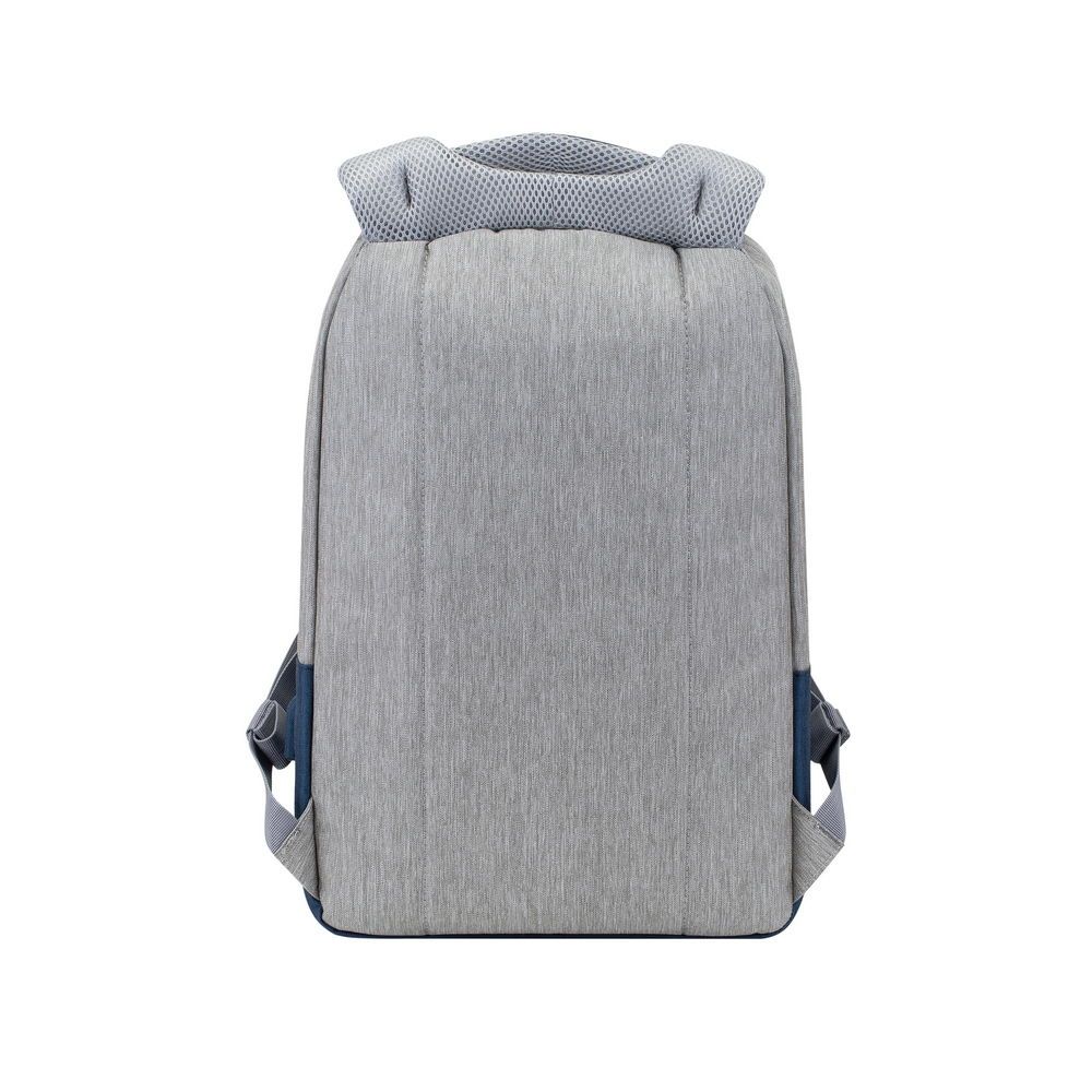 RivaCase 7562 Anti-theft Laptop backpack 15.6" / 6  Grey/Dark blue