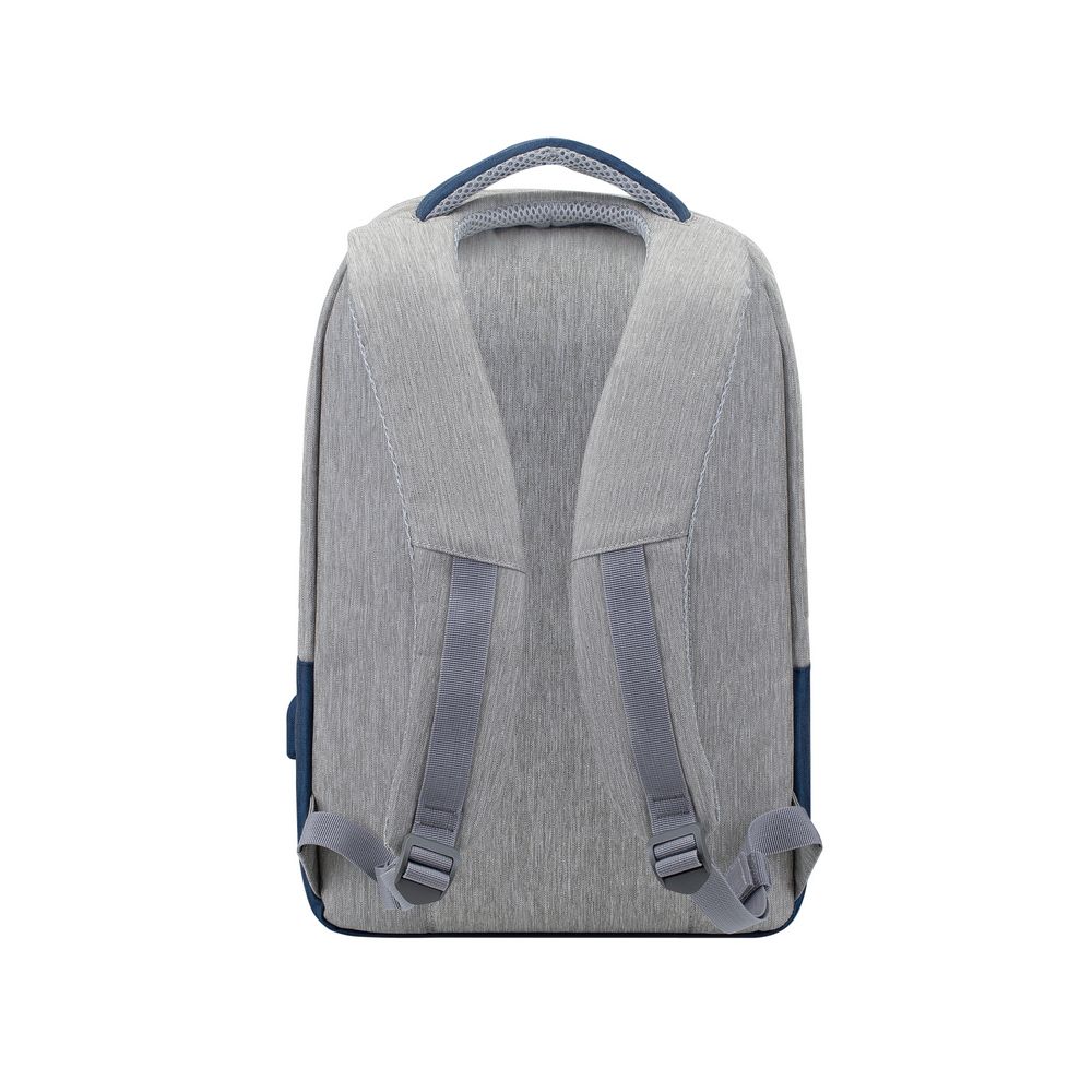 RivaCase 7562 Anti-theft Laptop backpack 15.6" / 6  Grey/Dark blue