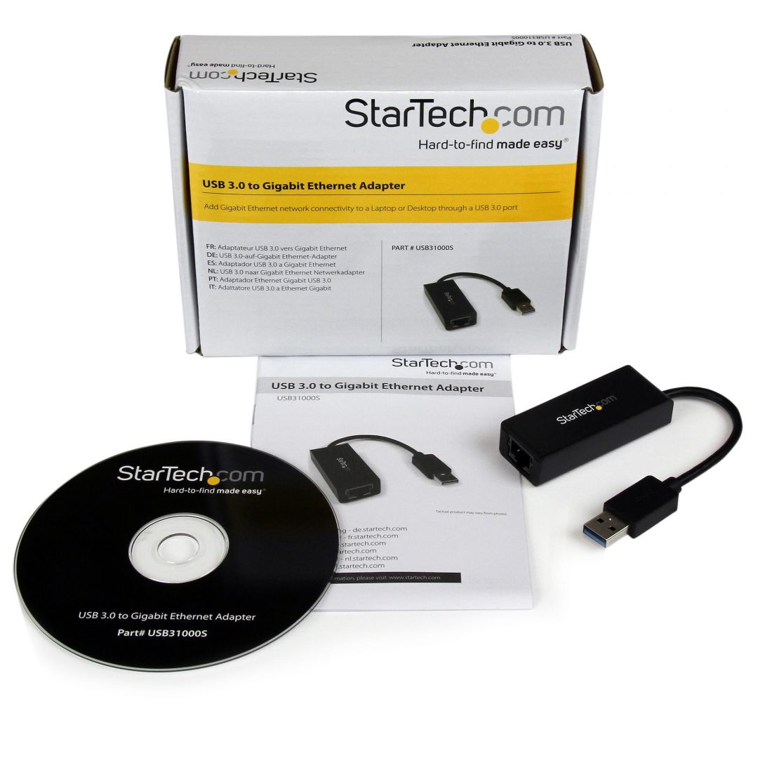 Startech USB3.0 to Gigabit Ethernet NIC Network Adapter