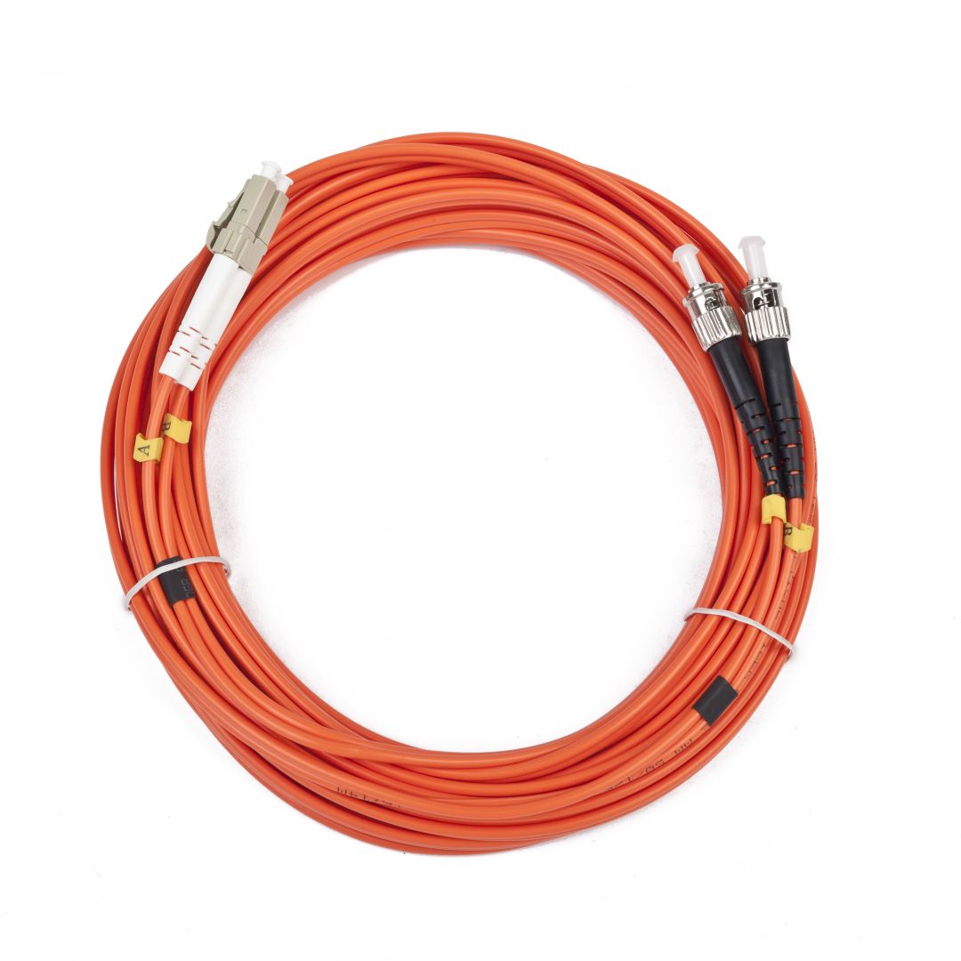 Gembird FO-LCST-OM2-10M Duplex multimode fibre optic cable 10m bulk packing