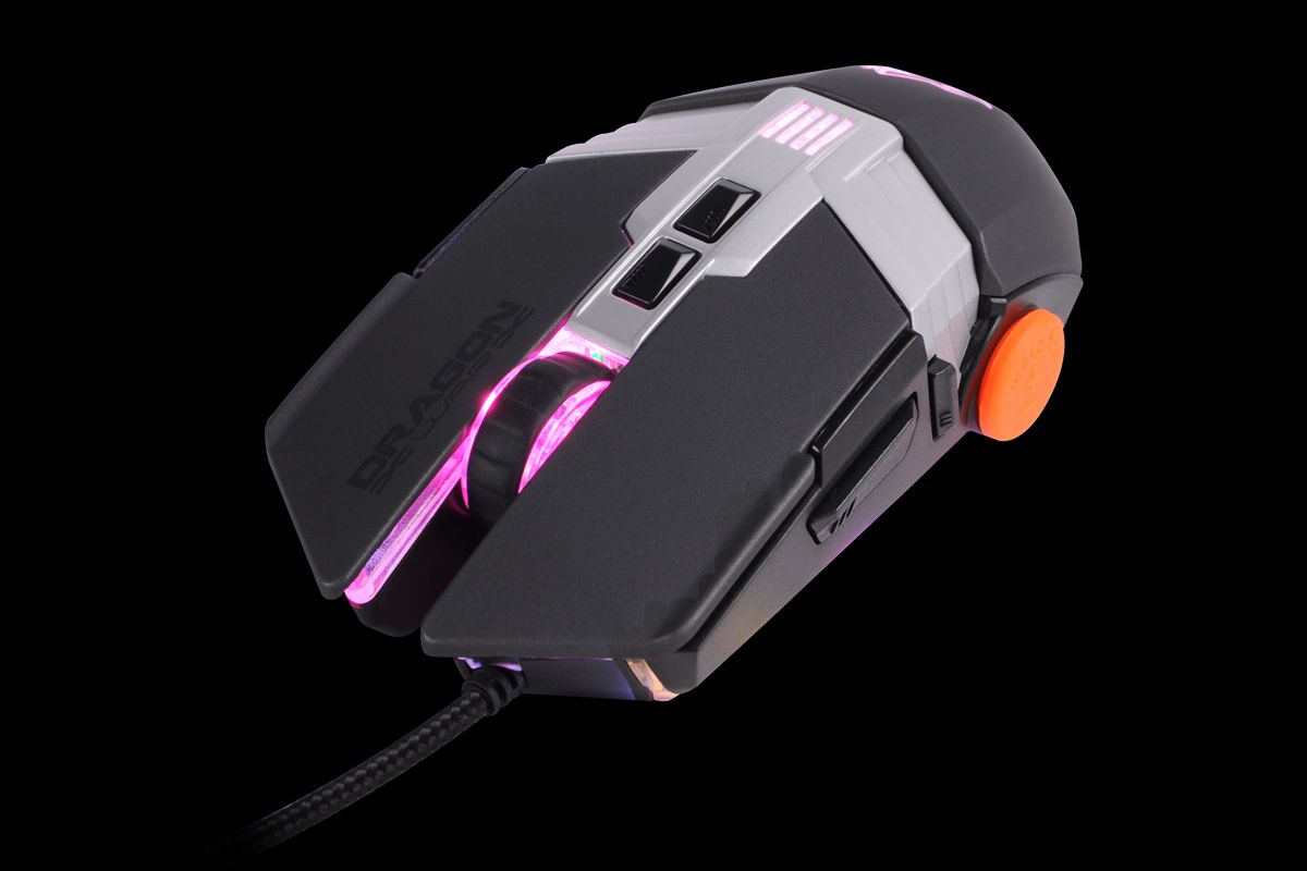 Dragon War G22 Lancer Professional RGB Gaming Mouse Black