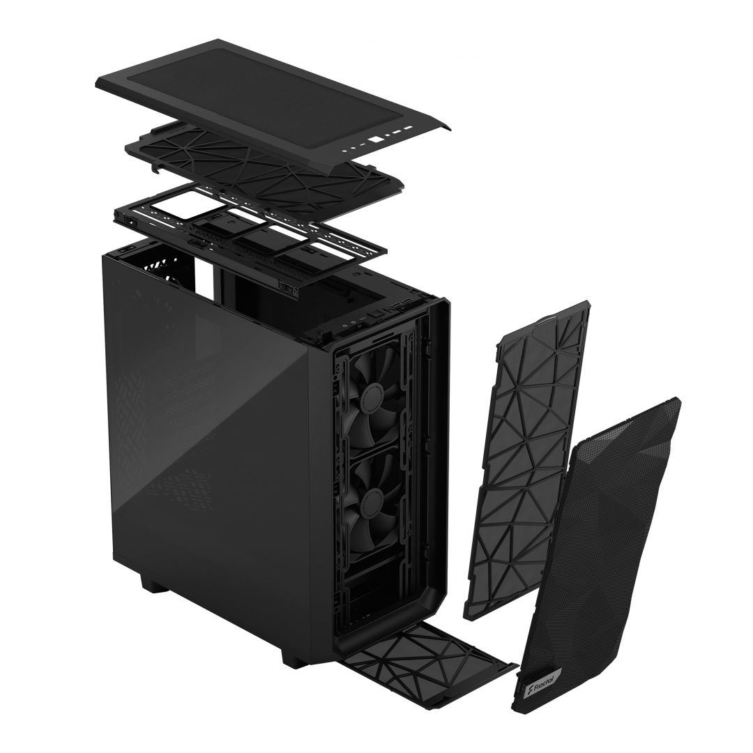 Fractal Design Meshify 2 Compact Dark Tempered Glass Black