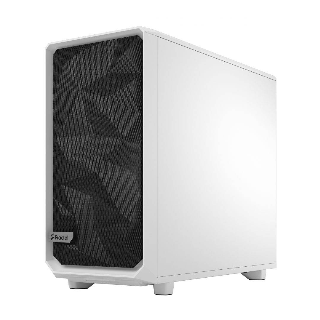 Fractal Design Meshify 2 Clear Tempered Glass White