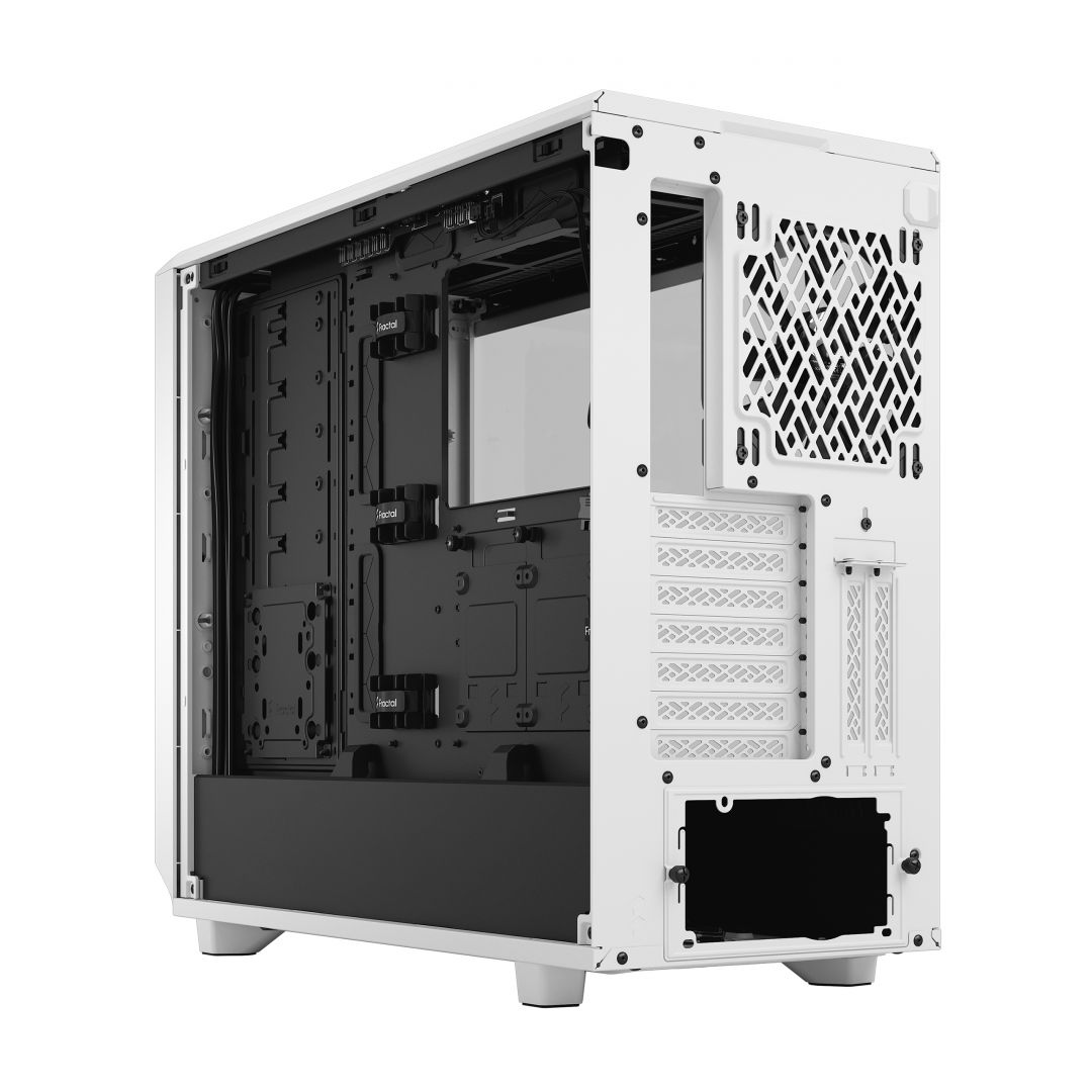 Fractal Design Meshify 2 Clear Tempered Glass White