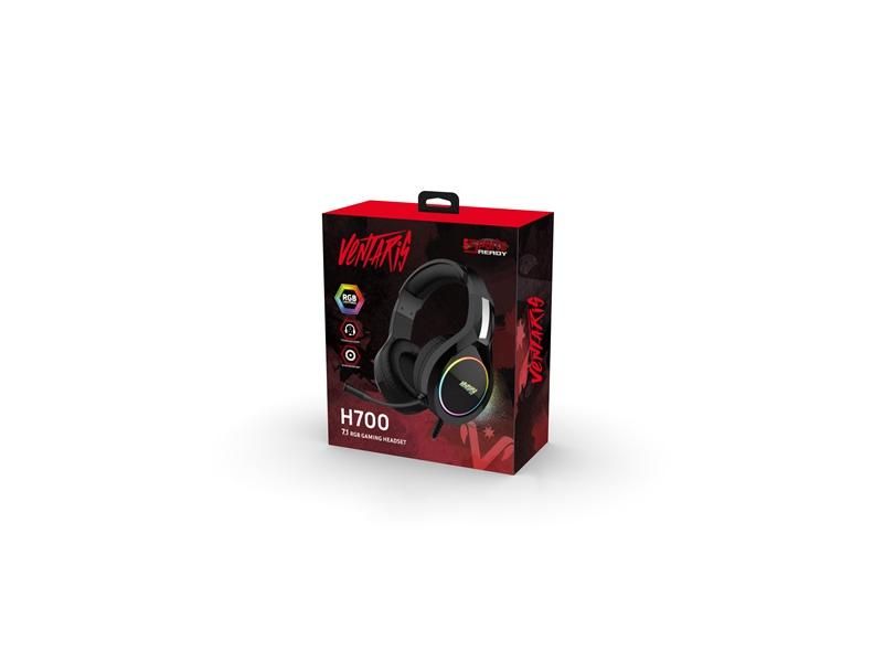 Ventaris H700 RGB 7.1 Gamer Headset Black