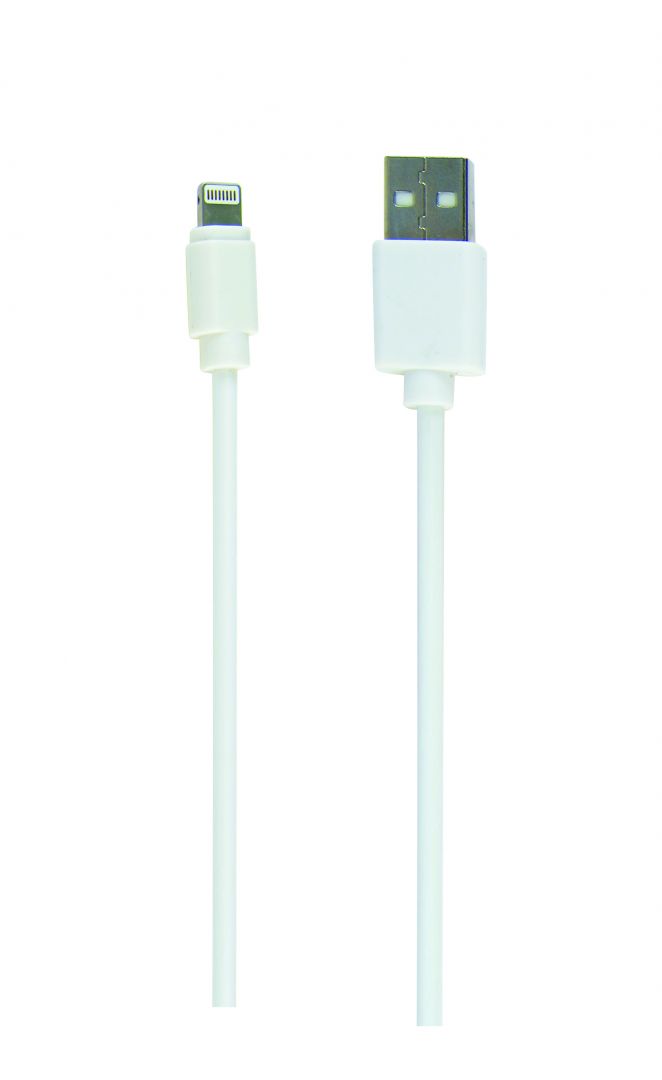 Gembird CC-USB2-AMLM-W-1M USB Lightning charging combo cable 1m White