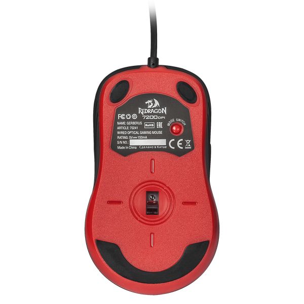 Redragon Gerderus Wired gaming mouse Black/Red