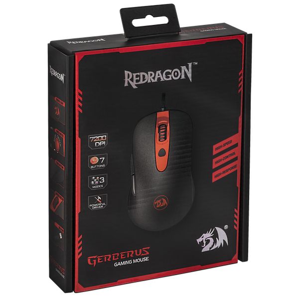 Redragon Gerderus Wired gaming mouse Black/Red