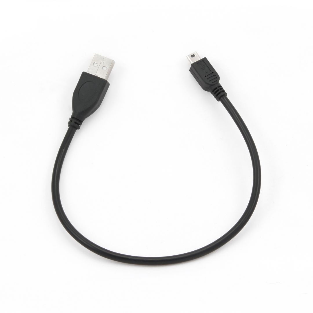 Gembird CCP-USB2-AM5P-1 USB2.0 A-plug Mini cable 0,3m Black