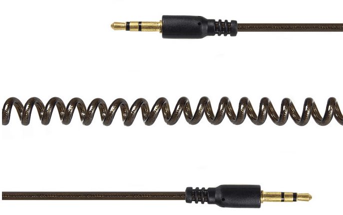 Gembird CCA-405-6 3.5mm stereo spiral audio cable 1,8m Black