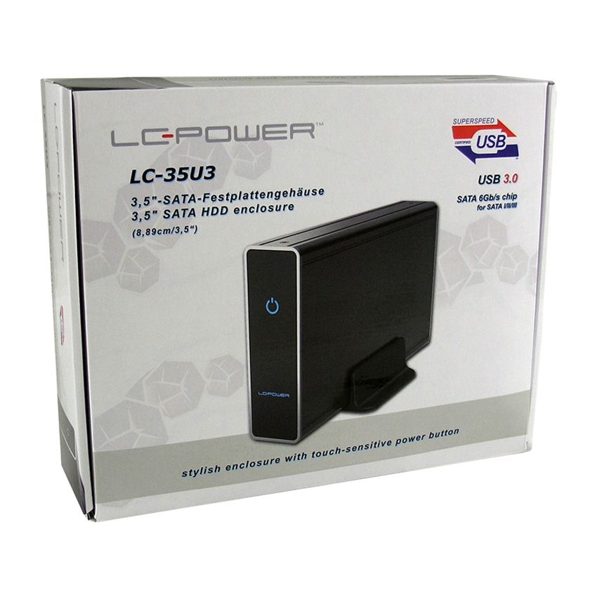 LC Power LC-35U3 USB 3.0 Enclosure 3,5" Black