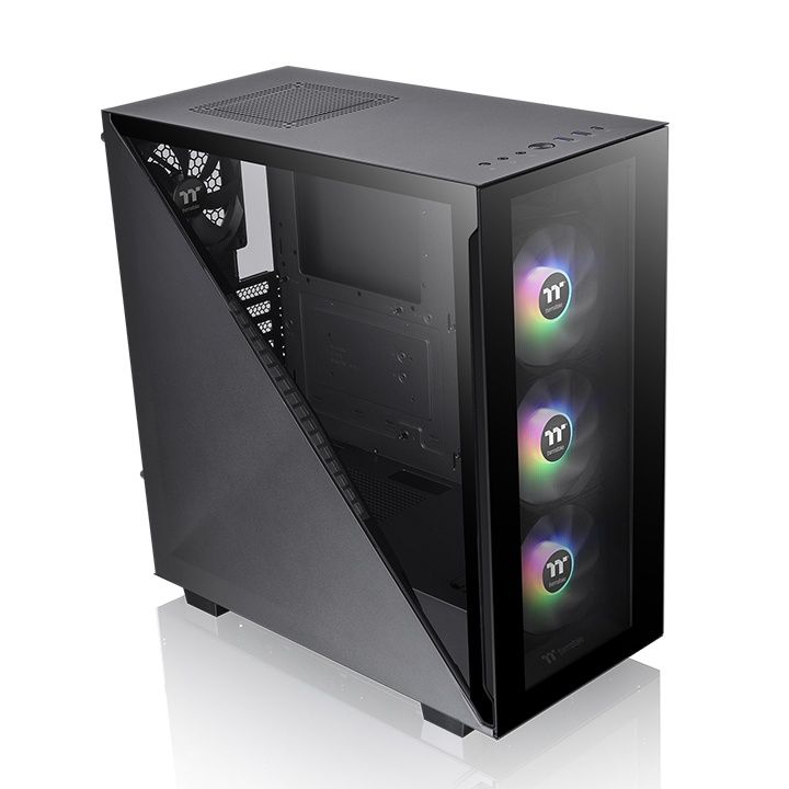 Thermaltake Divider 300 TG ARGB Tempered Glass Black