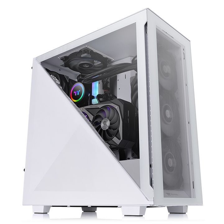 Thermaltake Divider 300 TG Snow Mid Tempered Glass White