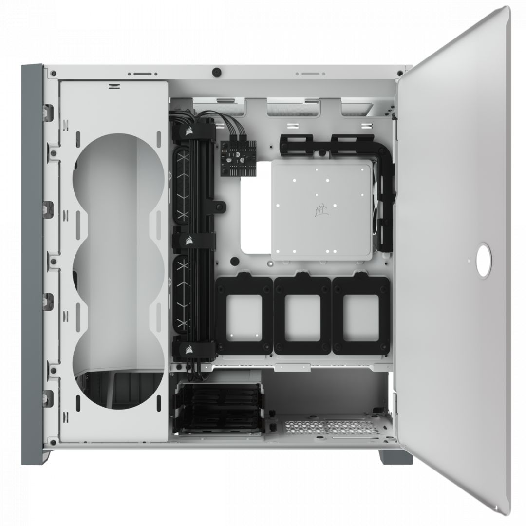 Corsair 5000D Tempered Glass White