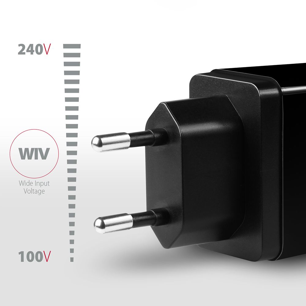 AXAGON ACU-PD22 USB-C PD Wall Charger Black