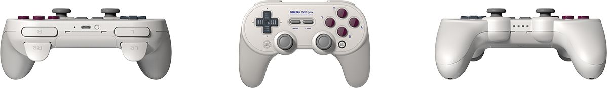 8BitDo SN30 Pro+ G Bluetooth Gamepad Grey