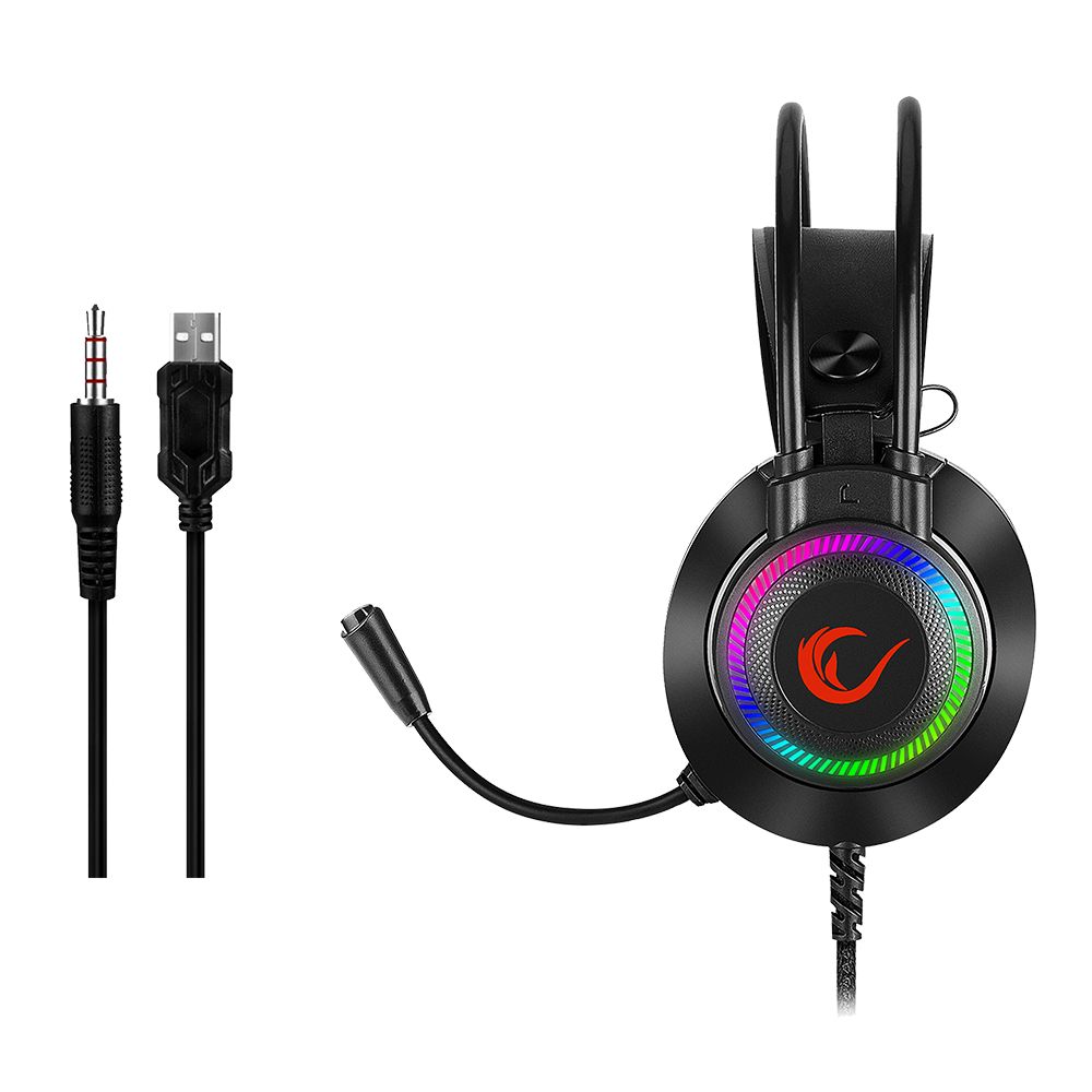 Rampage RM-K27 X-Jammer RGB Headset Black