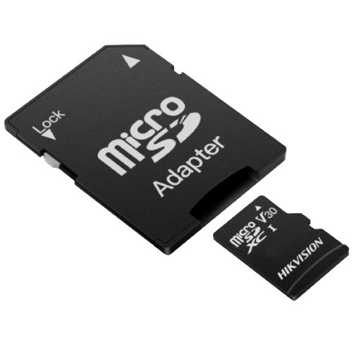 Hikvision 64GB microSDHC Class 10 UHS-I TLC V30 + Adapterrel