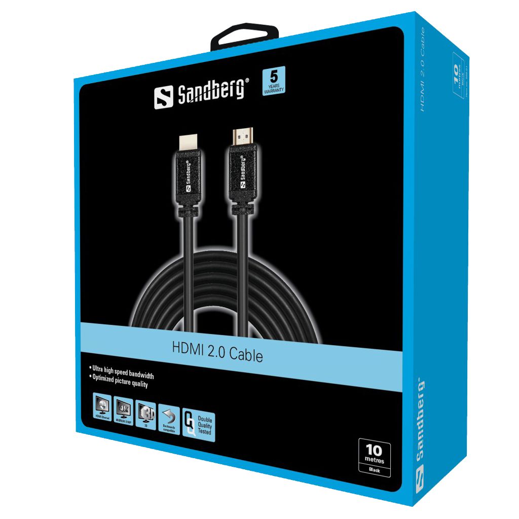 Sandberg HDMI 2.0 19M-19M 10m Black