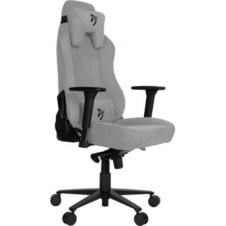 Arozzi Vernazza Soft Fabric Gaming Chair Light Grey