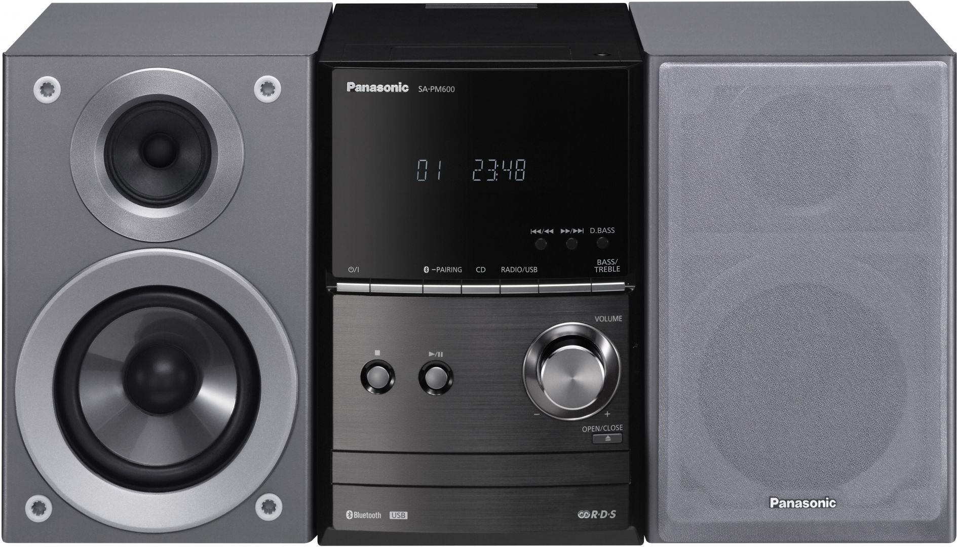 Panasonic SC-PM600EG-S CD mikro rendszer HiFi Black/Grey