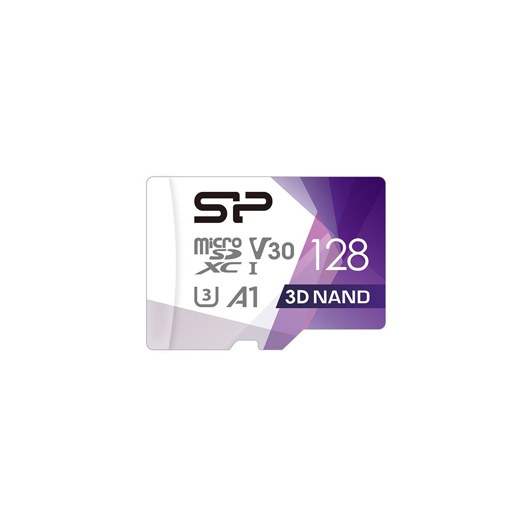 Silicon Power 128GB microSDXC Superior Pro Class 10 UHS-I U3 V30 + adapterrel