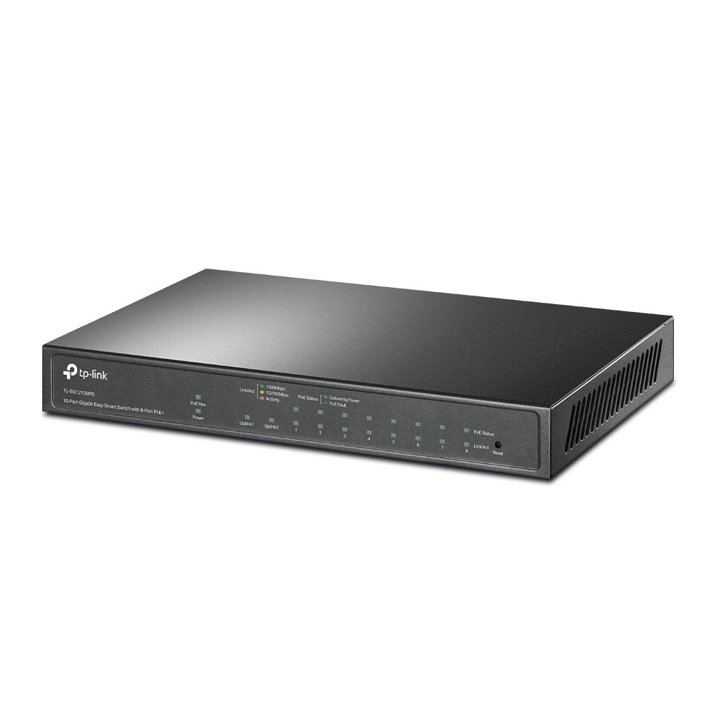 TP-Link TL-SG1210MPE 10-Port Gigabit Easy Smart Switch