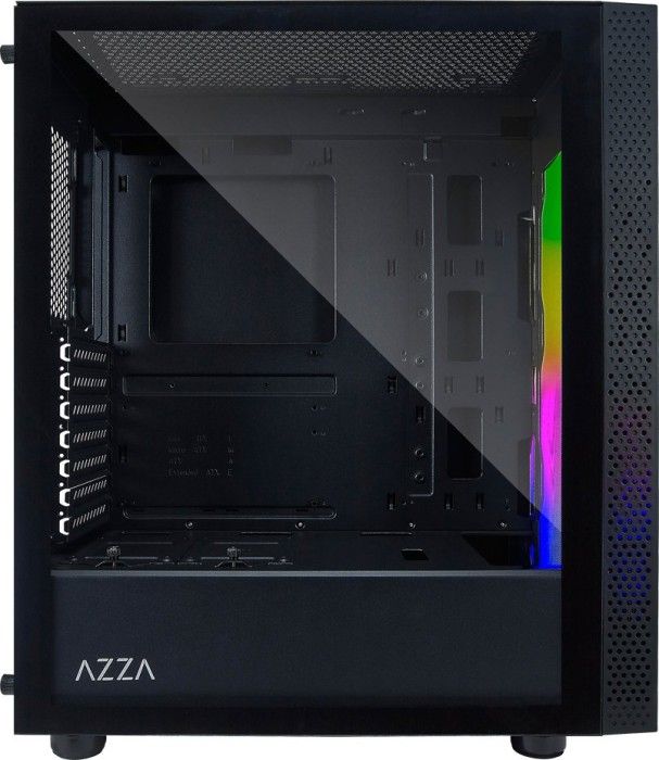 AZZA Celesta 340 RGB Tempered Glass Black