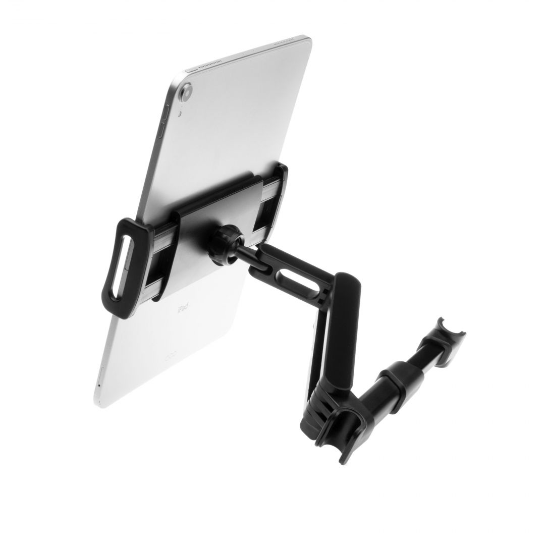 FIXED Universal holder for Tab Passenger 2 tablets with attachment to the headrest and footrest, black