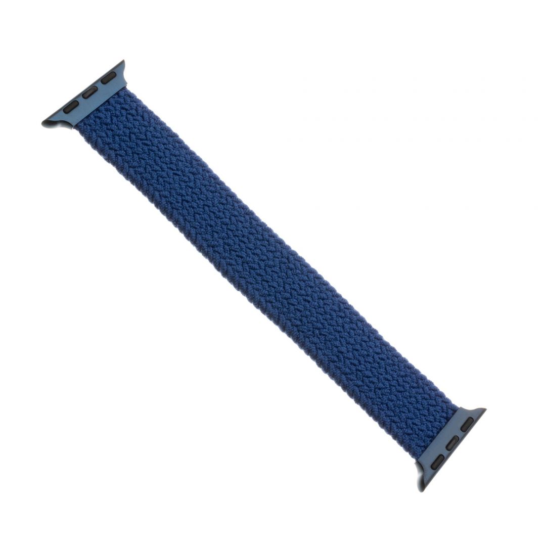 FIXED Elastic nylon strap Nylon Strap for Apple Watch 38/40mm, size L, blue