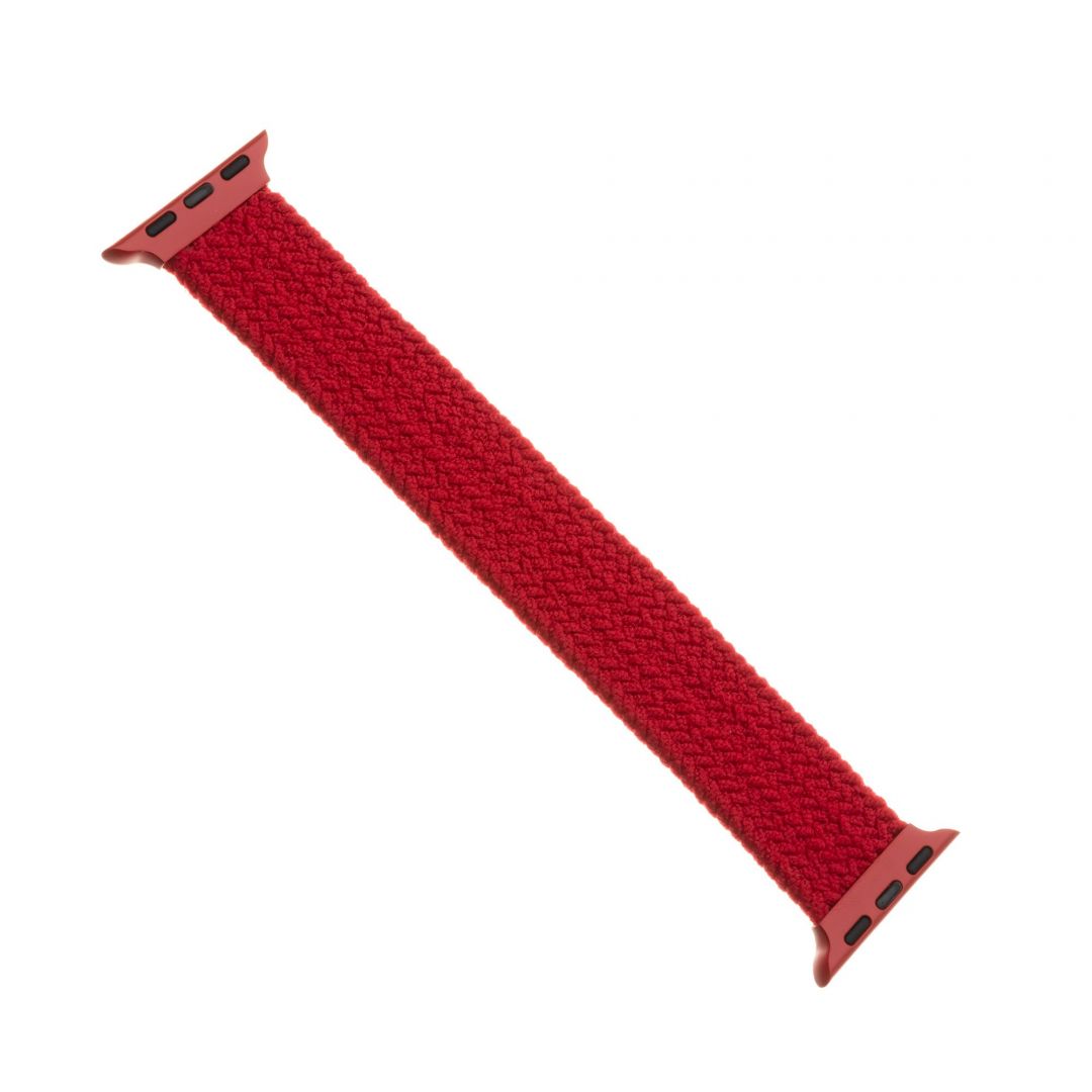 FIXED Elastic nylon strap Nylon Strap for Apple Watch 42/44mm, size S, red