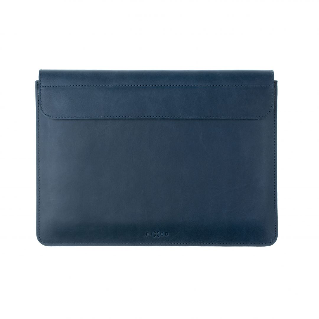 FIXED Leather case FIXED Oxford  for Apple MacBook Pro 16 " (2019 and newer), blue