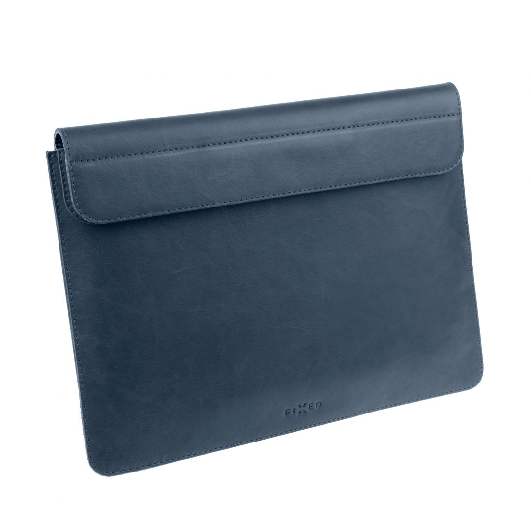 FIXED Leather case FIXED Oxford  for Apple MacBook Pro 16 " (2019 and newer), blue