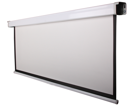 Funscreen Matt White Motor 127x203 cm Format 16:10