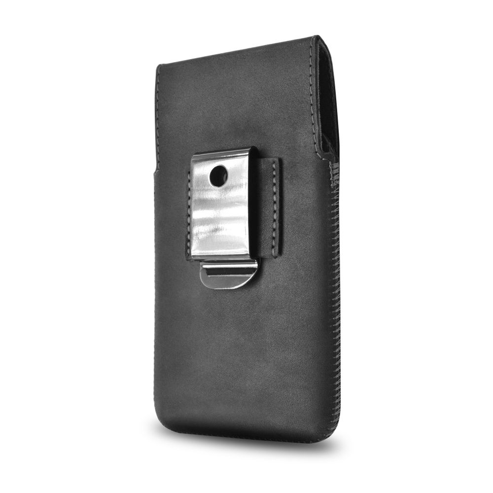 FIXED K Leather Posh Pocket with clip, size 4XL, black