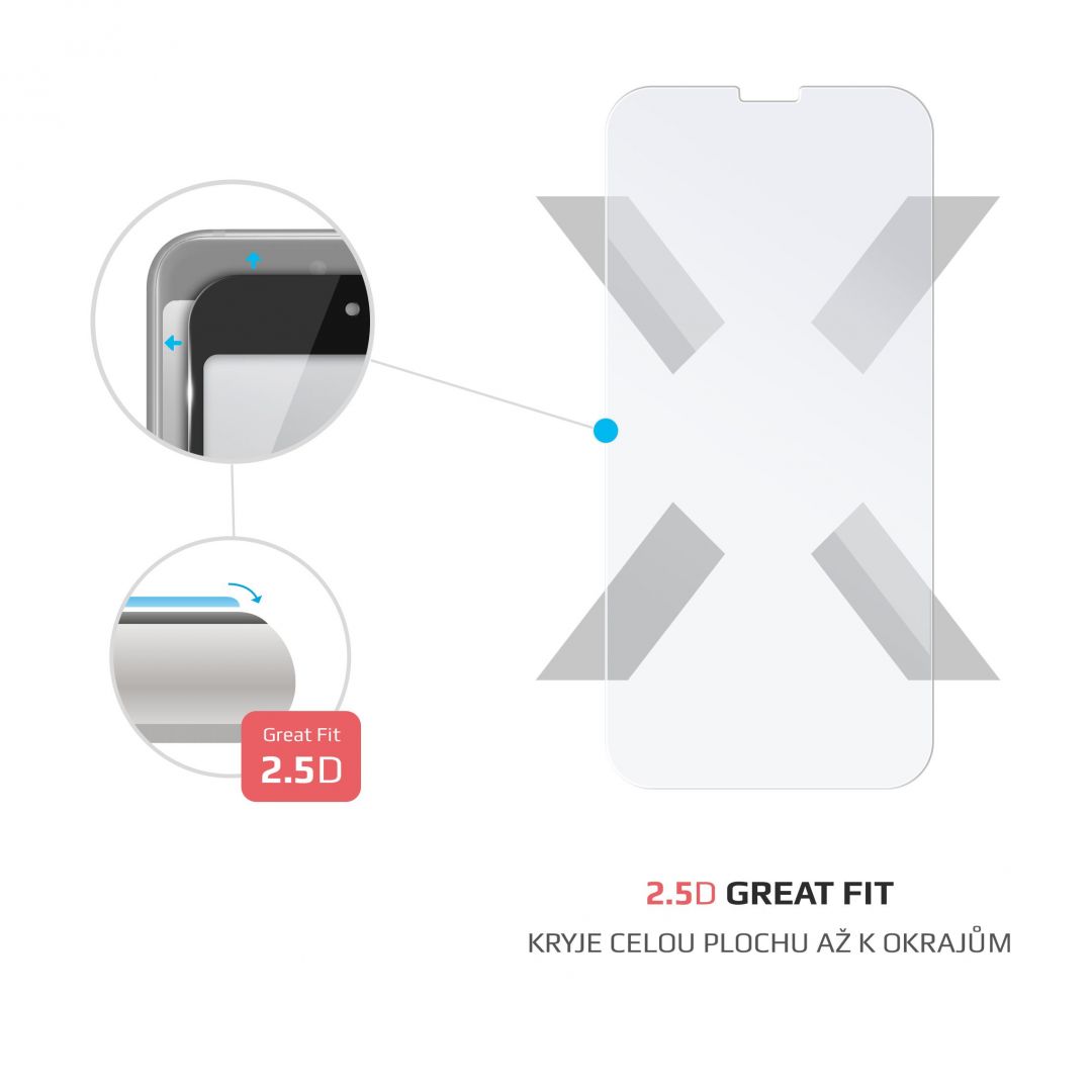 FIXED Tempered glass screen protector for Sony Xperia L1, clear