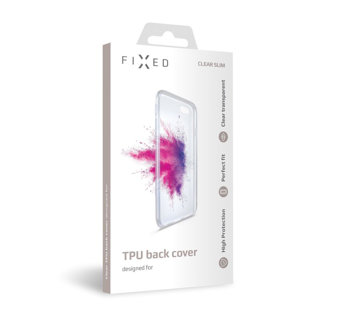 FIXED TPU gel case for Apple iPhone 5/5S/SE, clear