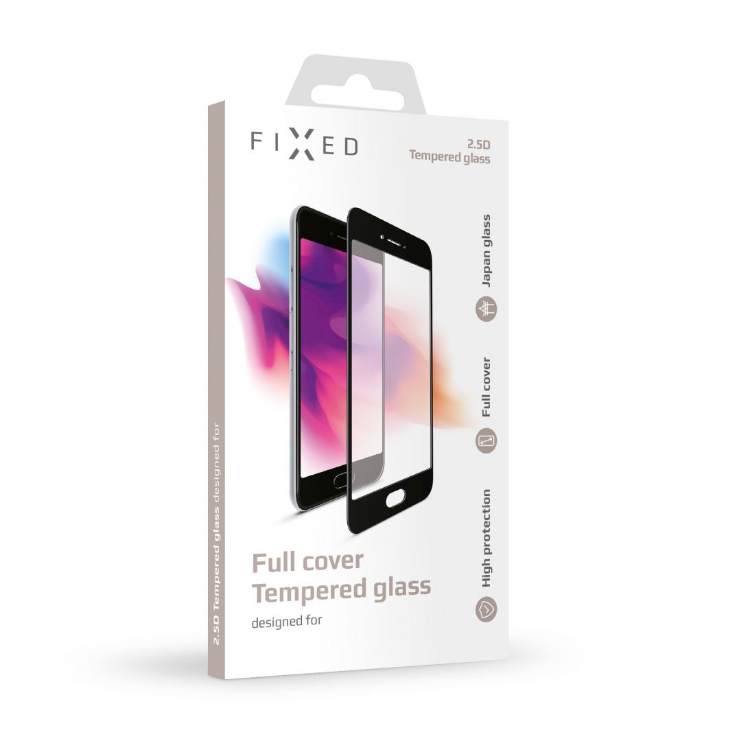 FIXED Tempered glass screen protector Full-Cover for Xiaomi Redmi S2, full screen, black