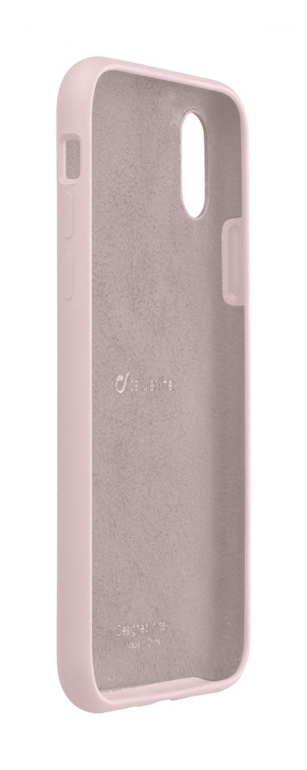 Cellularline Protective silicone cover SENSATION for Apple iPhone XR, old pink