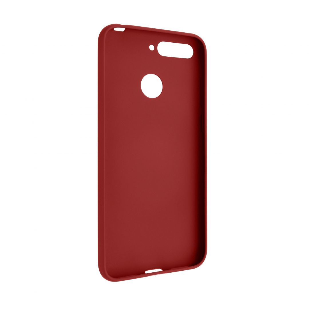 FIXED Rubber back cover Story for Honor 7A, red