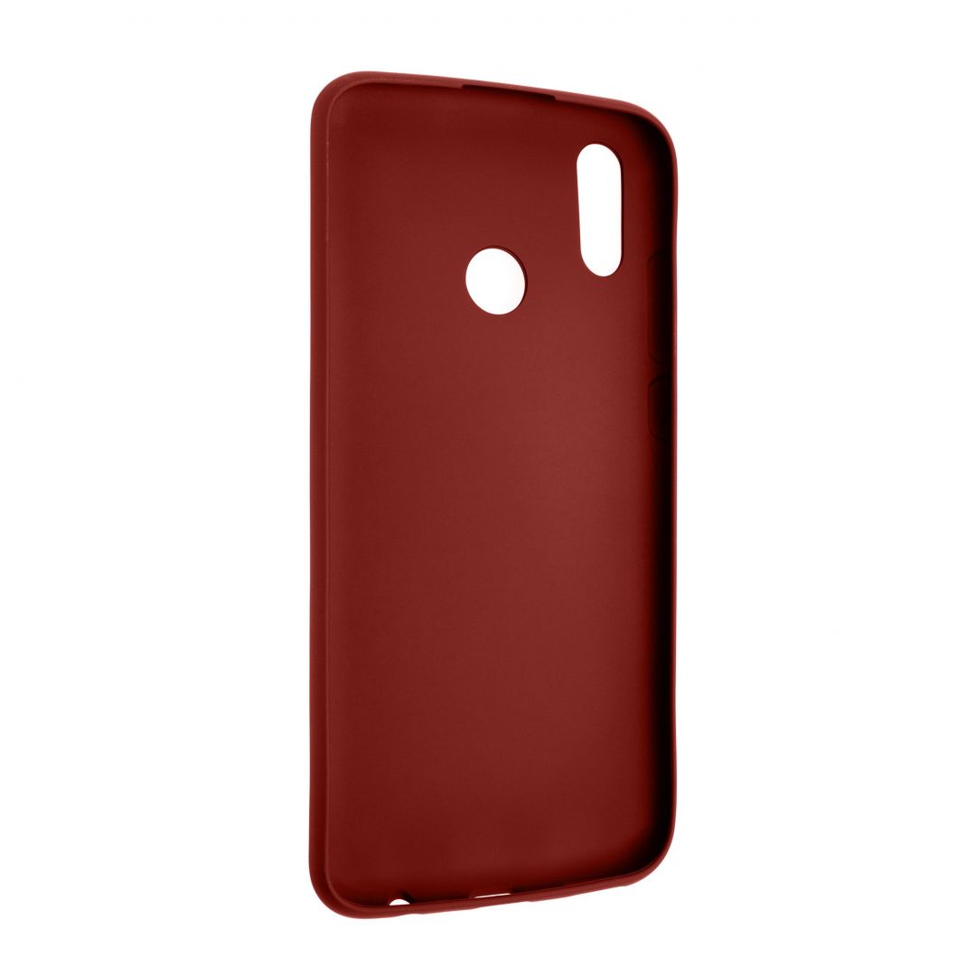 FIXED Rubber back cover Story for Huawei P Smart (2019), red