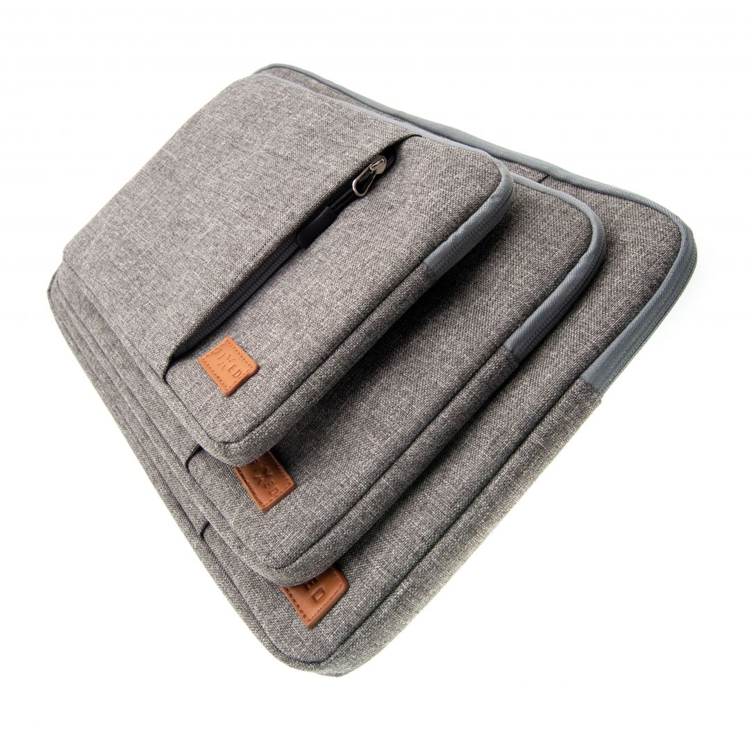 FIXED Nylon case Campus for tablets and netbooks up to 11", gray