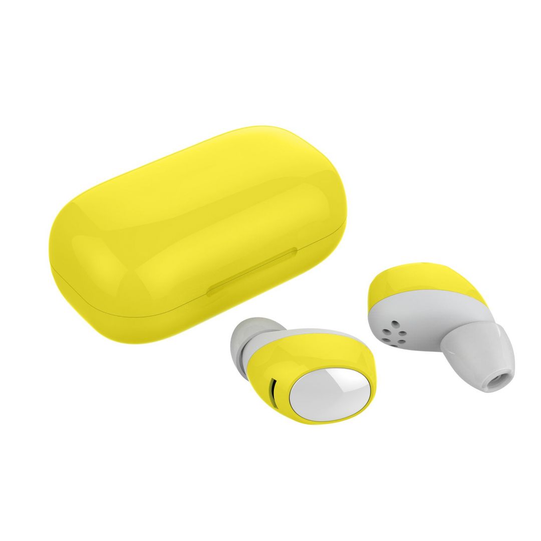 CELLY True Wireless headphones Twins Air, yellow