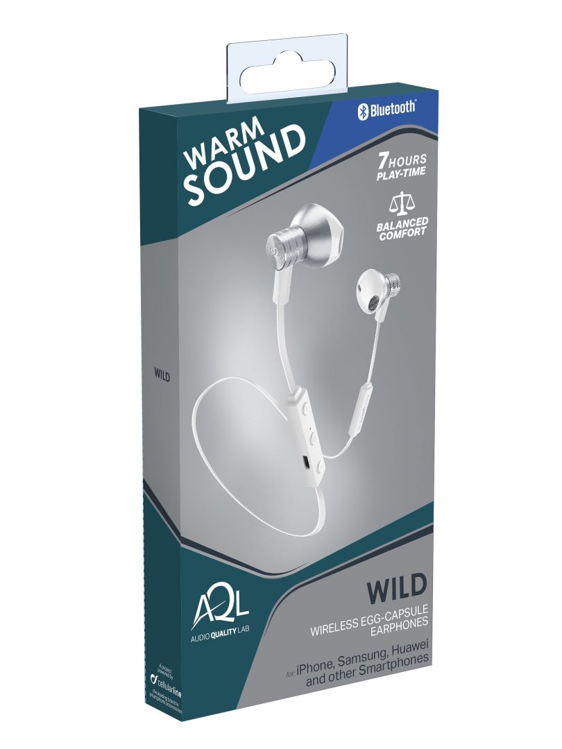 Cellularline B Cordless In-Ear Headphones Wild, AQL? Certification, White