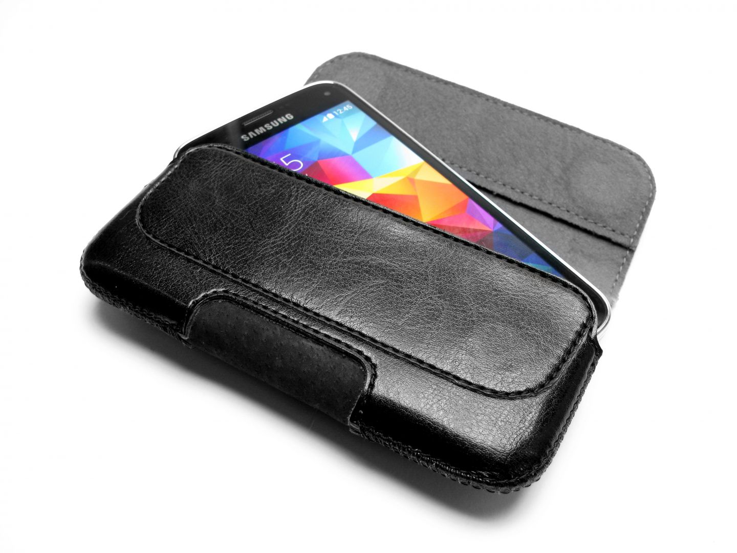 FIXED Horizontal case Sarif with closure, PU leather, size 4XL +, black