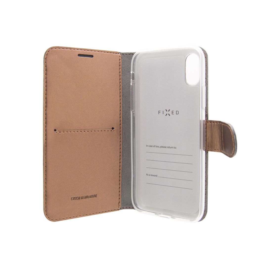 FIXED Wallet book case FIT Shine for Apple iPhone 11, bronze