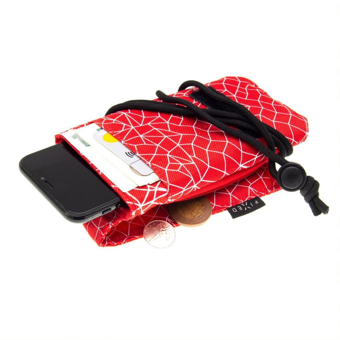 FIXED Universal case Club with velcro closure, size 5XL +, red mesh