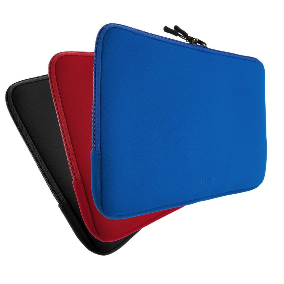 FIXED Neoprene Sleeve for laptops up to 15.6", black